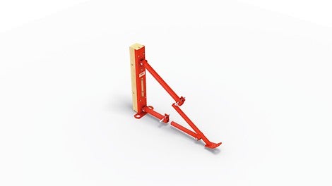 Der Abschalbock eignet sich für schnelles und unkomplizierter Abschalen von Bodenplatten bis 60 cm<br/>Auch in Kombination mit der DUO Universalschalung lässt sich der Abschalbock optimal einsetzen<br/>