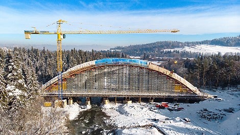 Budowa mostu na rzece Białka w km 9+785,00, w ciągu drogi powiatowej nr 1642k Groń - Trybsz - Niedzica w km 2+131,50 w miejscowości Trybsz