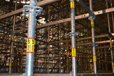 Долна скелетна конструкция от система PERI UP Flex