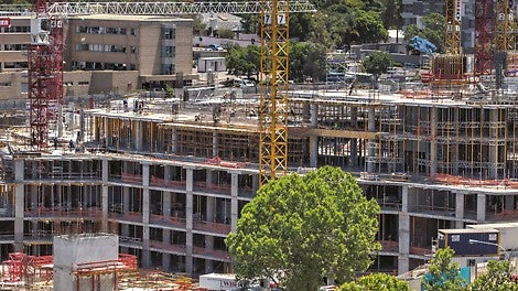 PEP Props, SKYDECK an other PERI systems have been used at Discovery Head Office