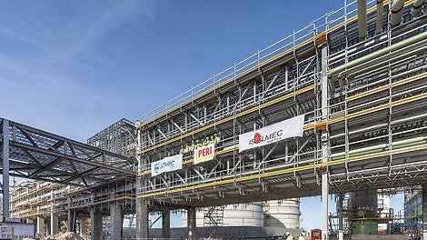The close collaboration between PERI’s engineers and COIMEC’s site management team resulted in precise workflows and high safety standards.