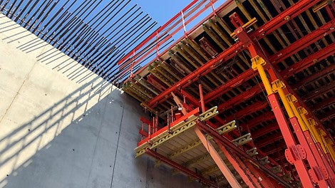 Arbetsplattform vid avformning