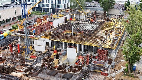 Budowa nowego gmachu Wydziału Psychologii UW, Warszawa