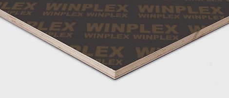 Winplex is an economic plywood for flat concrete finish