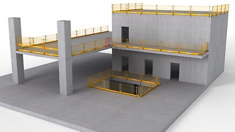 Bezbednosni sistem za privremenu bočnu zaštitu