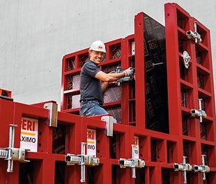 Mit dem BFD Richtschloss können fast alle Elementverbindungen in wenigen Sekunden bündig, fluchtend und dicht ausgeführt werden.