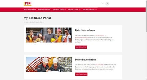 Die Abbildung der PERI Systeme mit den Details aller verfügbarer Artikel erleichtert unter anderem die Materialverwaltung.<br/>
