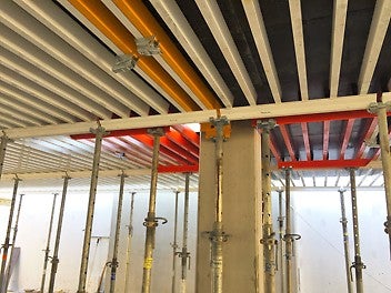 Кофриране на плоча със система GRIDFLEX