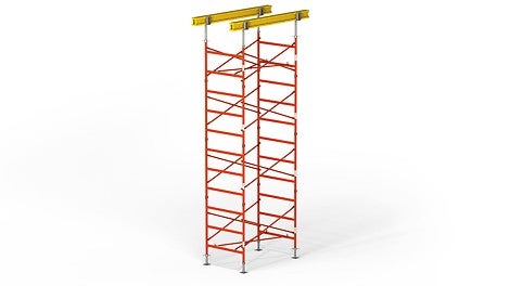 Система несущих башен PD5 – идеальное решение для одновременного опирания плиты перекрытия и монолитного ригеля высотой 20-40 см.