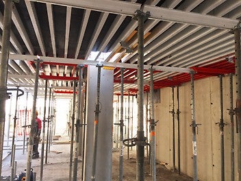 Кофриране на плоча със система GRIDFLEX