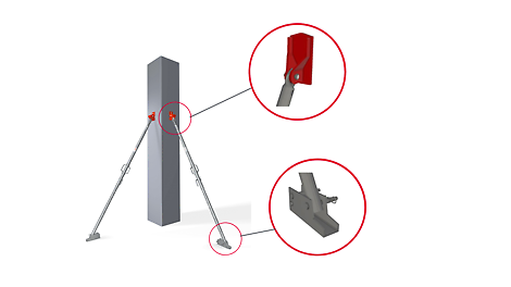 RS Skråstøtter - Prefabrikerte elementer