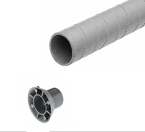 Tubos y conos de PVC<br/>