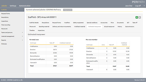 透明的成本估算，以及对材料和人员有效地跟踪，一目了然。