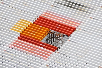 Le système GRIDFLEX s&#039;adapte à toutes les formes d&#039;ouvrages