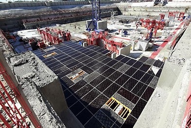 Le système SKYMAX pour la réalisation de l’Ecole de Design de Nantes : idéal pour les grandes surfaces à coffrer.