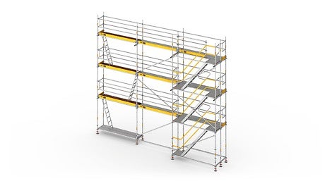 Schodiště PERI UP s šířkou 67 cm