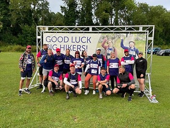 PERI employees complete the Cancer Research Big Hike.