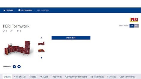 Все элементы, входящие в пакет данных, содержат атрибуты с характеристиками: наименование, вес, артикул. С помощью автоматической функции раскладки опалубки и составления на ее основе спецификации, появляется возможность точного планирования материала.