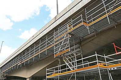 The A52 Clifton Bridge, a major National Highways upgrade project in Nottingham, is a complex structure, which required repairs inside and underneath the bridge to strengthen the concrete.