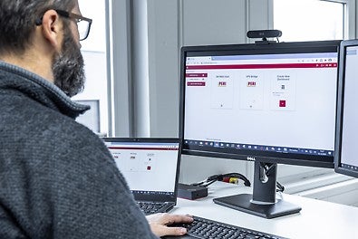 The ISC Web Application gives you information about your concrete anywhere at any time. 