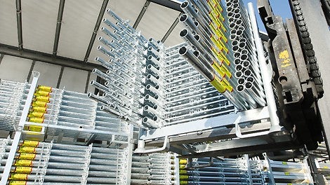 Getting everything where you need it should be easy. That is why our PERI UP solutions are designed to minimize transportation and storage costs while occupying less space.