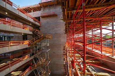 PERI Centene Corp East Coast Headquarters Charlotte NC Interior Scaffolding<br/>