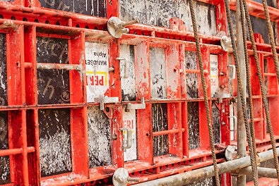 10m high retaining wall