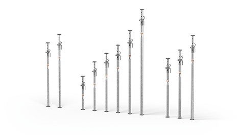 Die PEP Ergo ist eine tragfähige Deckenstütze aus Stahl und mit einer Auszugslänge von bis zu 3,50 m ideal für den Wohn- und Nichtwohnbau geeignet