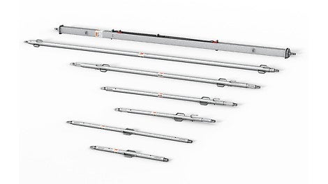 A complete programme, can be telescoped to reach a length of 14.00 m