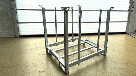 Die versetzbaren Teiler erlauben eine individuelle Bestückung der Palette und somit mehr Flexibilität bei der Nutzung.