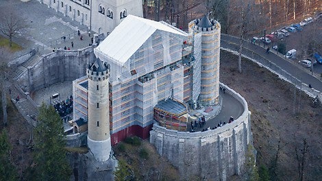 Gate Building Renovation, Neuschwanstein Castle, Füssen, Germany