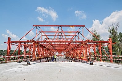 Widok wózka od przodu.<br/>