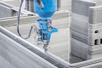 Der 3D-Betondruck ermöglicht als alternative Baumethode neue Wege in puncto Gestaltungsmöglichkeiten.