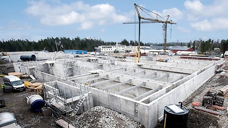 Sobackens nya reningsverk växer upp