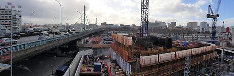 Le noyau de DUO 1 atteint le niveau du Boulevard Périphérique 