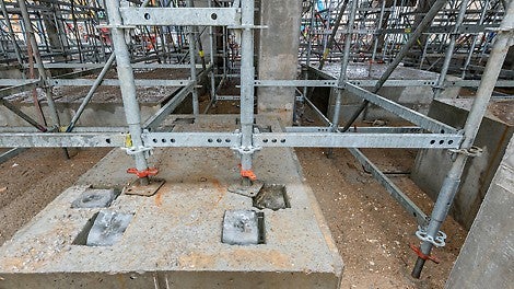 PERI UP FLEX - żadna kolizja podparcia z istniejącymi obiektami nie jest problemem