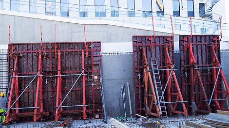 PERI har levert utstyr til Rosenlund-kvartalet på Lillehammer. 