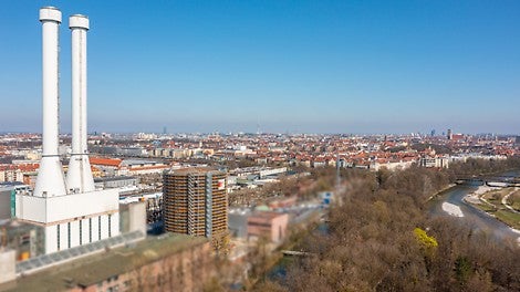 PERI UP bot sichere Arbeitsebenen für alle auszuführenden Tätigkeiten.