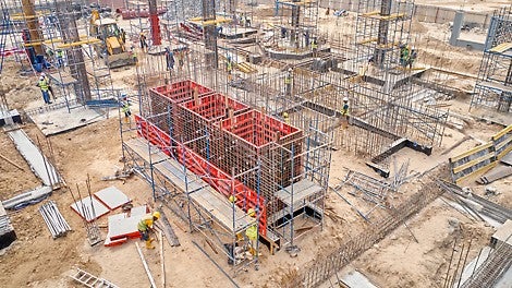Construction of office complexes in Lekki free trade Zone with the use of Handset Alpha 