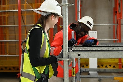 The hands-on training took place at PERI’s training facility and exhibition hall in Brentwood, building on a series of similar successful events previously held for other sub-contractors in the industry. 