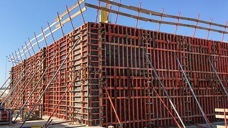 Arkitekt beton udført med foring af TRIO forme 