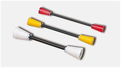 Das System SK besteht aus 2 wiederverwendbaren SK Ankerkonen und 3 Ankerstäben, wovon der mittlere einbetoniert werden kann (z.B. bei Sicherheitstrakten und Strahlungsbauten).