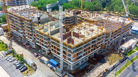 Izuzetno brzo izgrađen objekat, uprkos jakoj dinamici, zahvaljujući odličnoj iskorišćenosti i pravovremenoj isporuci opreme.