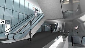 Le projet de la future gare Villejuif-Louis Aragon de la ligne 15 Sud du GPE<br/>(Crédit : Société du Grand Paris - <br/>Philippe Gazeau)<br/>