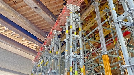 PERI UP Flex HD -tuki on taloudellinen ratkaisu suurille kuormille. 