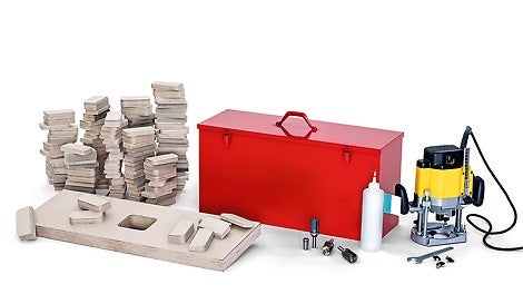 Occasional mechanical damage to the panel surface can be repaired quickly and easily with the repair kit.