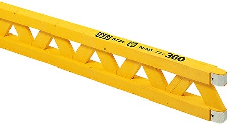 Drewniany dźwigar kratowy GT 24 został następcą pionierskiego T-70 V. W porównaniu do swojego starszego brata oferuje on większą uniwersalność zastosowania na placu budowy, zachowując identyczną wytrzymałość, pomimo mniejszej o 12 cm wysokości.