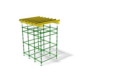Support for all types of decking forms with a max. load capacity of 40kN