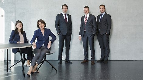 (v.l.n.r.) Nathalie Schwörer, Christl Schwörer, Marco Schwörer, Alexander Schwörer, Chrisitan Schwörer