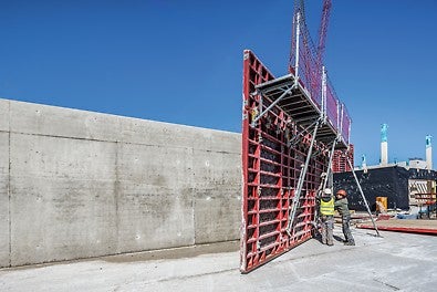 Das stabile System lässt Umsetzeinheiten von 40 m² und mehr zu.